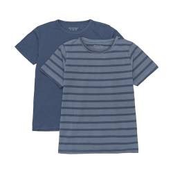 MINYMO Boys Basic T-Shirt, New Navy, 98 von MINYMO