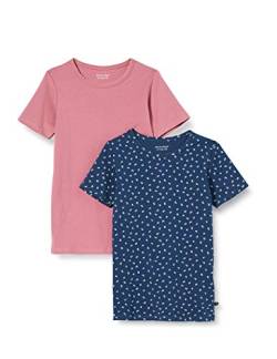 MINYMO Girls Basic T-Shirt, Mesa Rose, 140 von MINYMO