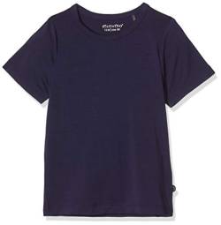 MINYMO Mädchen Kurzarm-Bluse in angenehmer Qualität T-Shirt, Blau (Dark Navy 778), (Herstellergröße:134) von MINYMO
