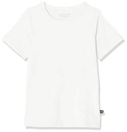 MINYMO Mädchen Kurzarm-Bluse in angenehmer Qualität T-Shirt, Weiß (Weiss 100), (Herstellergröße:134) von MINYMO