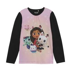 MINYMO Mädchen Langarm T-Shirt mit Gabby´S Dollhouse Druck von MINYMO