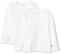 MINYMO Mädchen Minymo Set van 2 blouses met lange mouwen voor meisjes Bluse, Weiß (Weiss 100), 98 EU von MINYMO