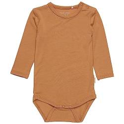 MINYMO Unisex Baby Body Langarm-Bamboo and Toddler T-Shirt Set, Chipmunk, 86 von MINYMO