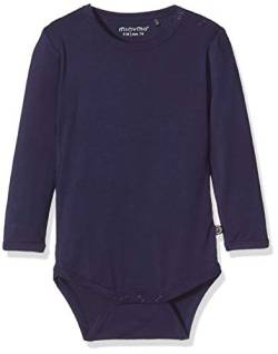 MINYMO Unisex Baby Langen Ärmeln Formender Body, Blau (Dark Navy 778), (Herstellergröße:86) von MINYMO