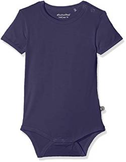 MINYMO Unisex Baby kurzen Ärmeln Formender Body, Blau (Dark Navy 778), (Herstellergröße: 86) von MINYMO