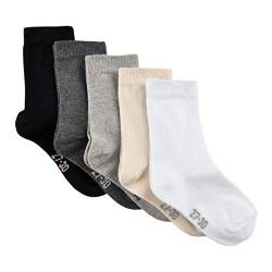 MINYMO Unisex-Child Sankel Socks, White, 23 von MINYMO