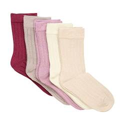 MINYMO Unisex Kids Ankle Bamboo (5-Pack) Socken aus Bambus-Viscose, Orchid Haze, 23 von MINYMO