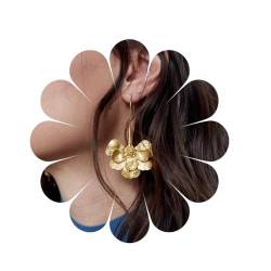 Vintage Gold Blume Boho Ohrring Vintage Dangle Stud Ohrringe Schmuck für Frauen und Mädchen Geschenke von MIQIQAO