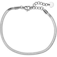 MIRROSI Edelstahlarmband Damen Armband vergoldet 17+3cm Lang, Feine Schlangenketten mit geschmeidiger Textur von MIRROSI