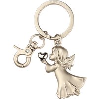 MIRROSI Schlüsselanhänger Schutzengel Engel "Angela"mit Herzchen, Glückbringer, Auto (Geschenk für Freunden,Familie), mit praktischem Karabinerhaken von MIRROSI