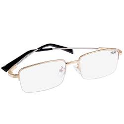 Progressives Multifokal Lesebrille Blaulichtfilter Brille Computerbrille für Frauen Männer Anti Müdigkeit Multi Fokus Intelligenter Zoom Nah und Fern Titanlegierung Vergrößerungs Presbyopie Leser von MIRYEA