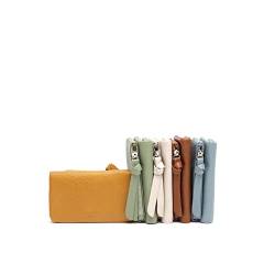 MISAKO Adelina kleine Grundbrieftasche - Schönes kleines Portemonnaie für Damen - Modisches Accessoire für jeden Tag Adelina Senf 8 X 11 X 3 cm von MISAKO