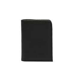 MISAKO Bleck Herren-Geldbörse - Elegante Herren-Brieftasche aus Kunstleder Bleck Schwarz 8 X 11 X 2 cm von MISAKO