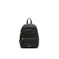 MISAKO CLASSI Rucksack mit Monogrammgravur - Modische Damen-Anti-Diebstahl-Rucksacktasche - Kleiner, geräumiger Freizeitrucksack Classi Schwarz 28 X 23 X 11 cm von MISAKO