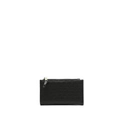 MISAKO Classi Kleine Geldbörse mit Monogrammgravur - Schönes kleines Portemonnaie für Damen - Modisches Accessoire für jeden Tag Classi Schwarz 9 X 16 X 3 cm von MISAKO