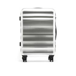 MISAKO London Mittlerer Harter Koffer - Mittlerer Unisex-Reisekoffer - Große Kapazität und mehrere Fächer London Silber 69 X 48 X 24 cm Mittelgroße Koffer von MISAKO