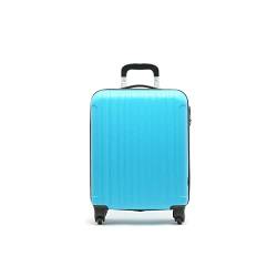MISAKO Luisa Kleiner Harter Koffer - Kleiner, robuster Handgepäckkoffer - Für Flugreisen Luisa Blau 55 X 38 X 20 cm Handgepäck von MISAKO