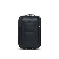 MISAKO Reisekoffer aus Stoff Handgepäck Leslie Blau Unisex - Halbstarrer, weicher, eleganter Koffer - 37 X 55 X 22 cm von MISAKO