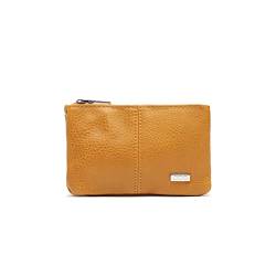 MISAKO VERIS Grundbrieftasche - Kleine modische Damen-Geldbörse - Modischer Münzhalter Veris Senf 8 X 12 X 3 cm von MISAKO