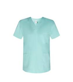 MISEMIYA - Medizinische Uniformen Unisex Top Krankenschwester Krankenhaus Berufskleidung - Large, Türkis von MISEMIYA