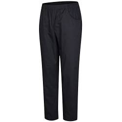 MISEMIYA Unisex Medical Scrubs Pants Mz-8312 Work Utility Outerwear, Schwarz 21, 5XL von MISEMIYA