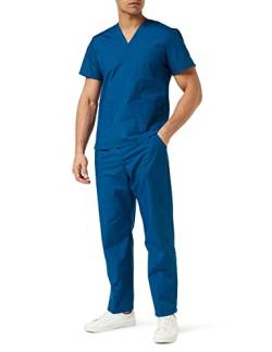 MISEMIYA - Unisex-Schrubb-Set - Medizinische Uniform mit Oberteil und Hose ref.6801-6802 - XX-Large, Marineblau 68 von MISEMIYA