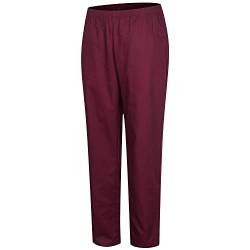 MISEMIYA Unisex Scrub Bottoms BZ-8312 Work Utility Outerwear, Granat 21, XL von MISEMIYA