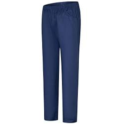 MISEMIYA Unisex Scrub Bottoms BZ-8312 Work Utility Outerwear, Marineblau 21, 4XL von MISEMIYA