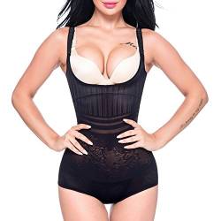 MISS MOLY Damen Body Shaping Bodysuit Schlanker Bauch für Frauen Cincher Body Shaper Schwarz XL von MISS MOLY