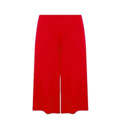 MISS 'N' MAM Damen-Culottes aus weichem Jersey, Standard- und Übergrößen 42-54 Gr. 46, rot von MISS 'N' MAM