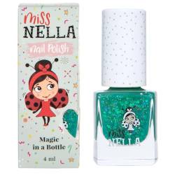 Miss Nella FIELD TRIPS- Spezieller Grün Nagellack für Kinder, Peel-Off-Formel, wasserbasiert und geruchsneutral von MISS NELLA