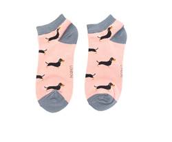 Miss Sparrow Sausage Hundetrainersocken, superweich, Bambus-Mix, No-Show-Socken (Rosa), Einheitsgröße, rose, Einheitsgröße von MISS SPARROW