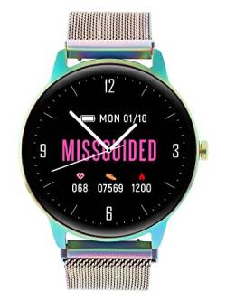 MISSGUIDED Damen Smart Watch mit schillerndem Armband von MISSGUIDED