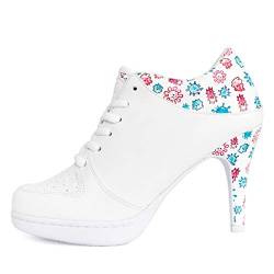 MISSY ROCKZ Bacteria White/Multicolor, Größe:EU 40 / UK 7 / US 9, Absatz:10.5 cm von MISSY ROCKZ