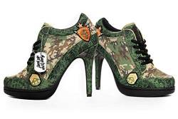 MISSY ROCKZ Rockz Army Camouflage/Black, Größe:EU 43 / UK 9.5 / US 11.5, Absatz:8.5 cm von MISSY ROCKZ