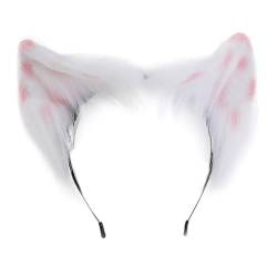 Adult Teens Cute Cosplay Kitten Ear Shape Headband Plush Hair Hoop Makeup Live Broadcast Halloween Party Headpieces Cat Ear Headband Adult Size Cat Ear Headband Makeup Cat Ear Headband For Washing Cat von MISUVRSE