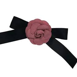 Kamelie Schleife Haarspange Mode Dame Haar Krawatte Frenach Haar Scrunchies Barrettes Für Frauen Mädchen Kopfschmuck Kamelie Bowknot Haarspange von MISUVRSE