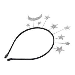 Prinzessin Mädchen Halloween Party Stirnband Glitzer Puder Mond Stern Met Haarband Für Mädchen von MISUVRSE