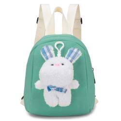 MISWAN Mini Kinderrucksack für Kita Kinder Rucksäcke Niedlich Kindergartenrucksack Mädchen & Jungen, 2-3 Jahre(Grün) von MISWAN