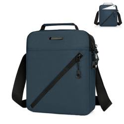 MISWAN Umhängetasche herren, Oxford schultertasche herren, handtaschen für männer, für Freizeit Urlaub Ausflug Spaziergang und Wandern(Blau) von MISWAN