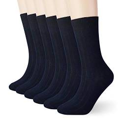 MIUMOY Blau Socken Damen Herren Baumwollsocken 6 Paare von MIUMOY