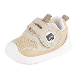 MK MATT KEELY Baby Schuhe Jungen Mädchen Lauflernschuhe Baby rutschfest Shoes with Weiche Sohle,Beige,EU23.5(CN21) von MK MATT KEELY