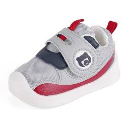 MK MATT KEELY Baby Schuhe Jungen Mädchen Lauflernschuhe Baby rutschfest Shoes with Weiche Sohle,Grau,EU19(CN16) von MK MATT KEELY