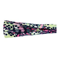 Damen Stirnband zum Waschen des Gesichts Sport-Stirnband für Frauen, Yoga-Pack, Haarschweißabsorption, Kopfbandbreite, bedruckter Kopfschmuck Tarnband Camouflage von MKIUHNJ