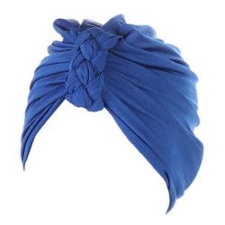 Frauen-Hut-Kappe Ethnische böhmische Blumen-Haar-Abdeckungs-Verpackungs-Turban-Kopfbedeckung-Turban-Kappe Fahrrad Kopftuch von MKIUHNJ