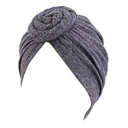 Frauen Turban-Stirnband Frauen Kopftuch Hut Mütze Haar Schal Turban Kopftuch Turban Hüte Kopfbedeckung Gelbe Schweißbänder von MKIUHNJ