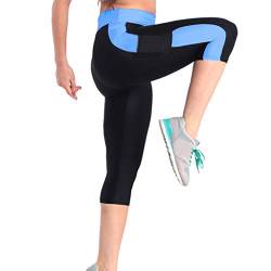 MKIUHNJ Sport Leggings Damen 3/4 Workout Bauch Women 's Side-Yoga-Leggings Taschen Capris Control Taille High Hosen Neon Leggins Spitze von MKIUHNJ