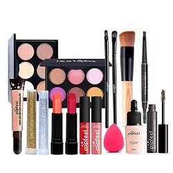 16St Schminkkasten Make-Up Set, Professionelles Kosmetische Schmink Set mit Lidschatten Lippengloss Rouge Concealer Usw, Multifunktions Kosmetik Produkte Set für Teenager-Mädchen Frauen#1 von MKNZOME