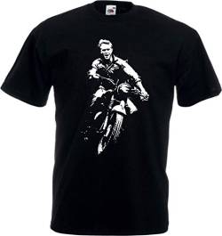 Steve McQueen The Great Escape T-Shirt Brit Film Men's Fashion T-Shirt von MLGB
