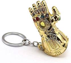 Avengers Schlüsselanhänger Infinity Gauntlet Keychain Thanos War Accessories Superhero Serie Metall Anhänger für Marvel Fans von MLIAN